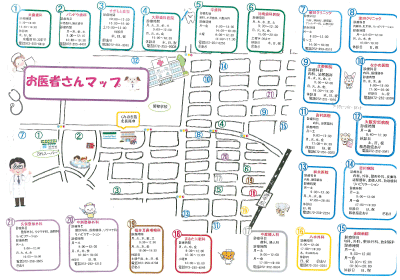 近隣お医者さんマップ